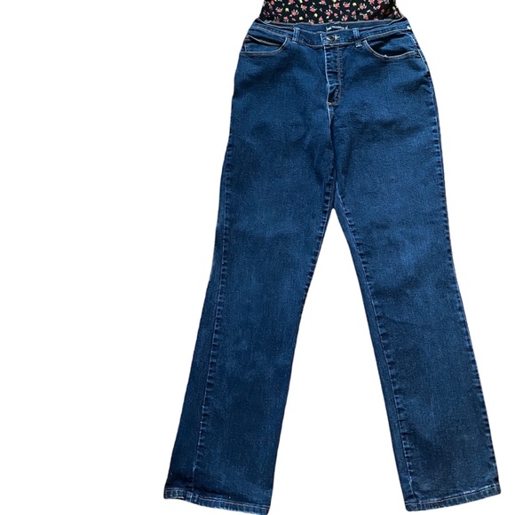 Lee Relaxed Fit 1889, Lee Dark Wash Denim Jeans, Lee Denim Pants, Womens Jeans - Picture 13 of 14